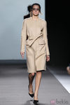 Abrigo nude de Miguel Palacio en Fashion Week Madrid