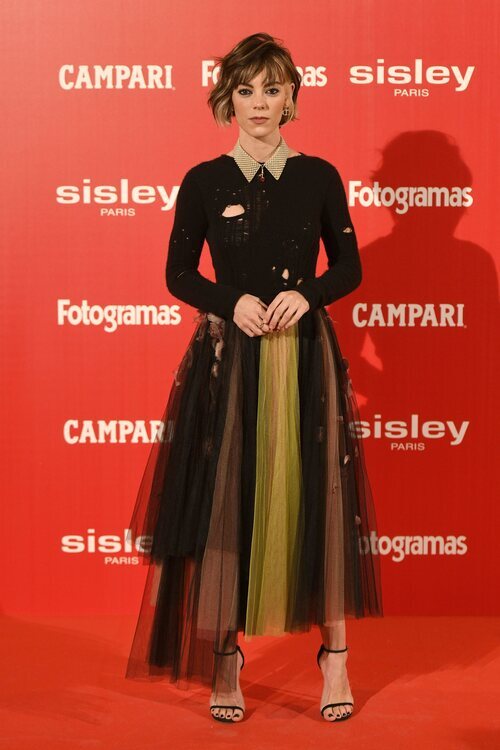 Vicky Luengo de Dior en los premios Fotogramas de Plata 2020
