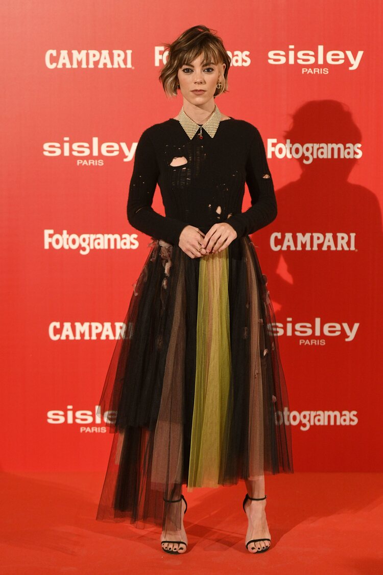 Vicky Luengo de Dior en los premios Fotogramas de Plata 2020