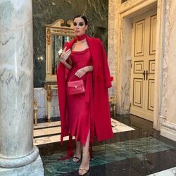 Jedet con un total look rojo en el encuentro de premiados de los Ondas 2021