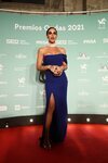 Jedet con un vestido azul Klein en la alfombra roja de los premios Ondas 2021