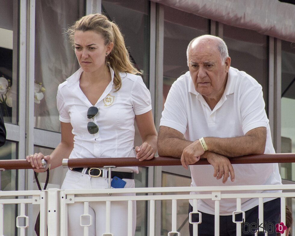 Marta y Amancio Ortega en Montecarlo en 2014