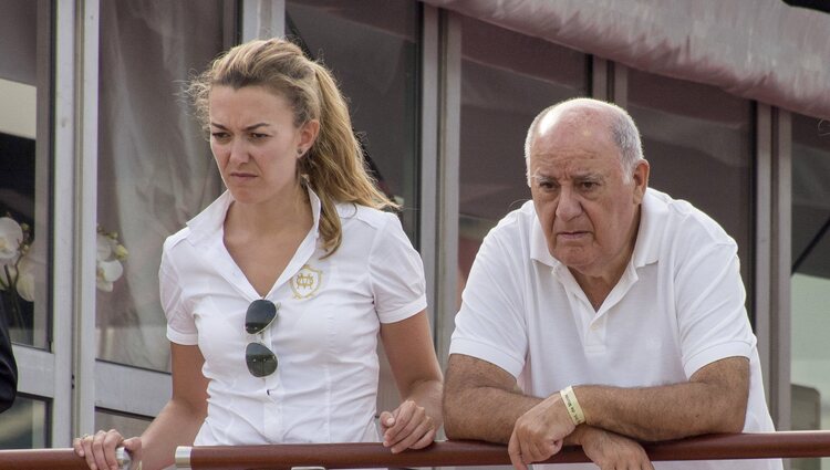 Marta y Amancio Ortega en Montecarlo en 2014