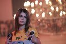 Kaia Gerber en el desfile otoño/invierno 2022/2023 de Off-White en la Semana de la moda de París