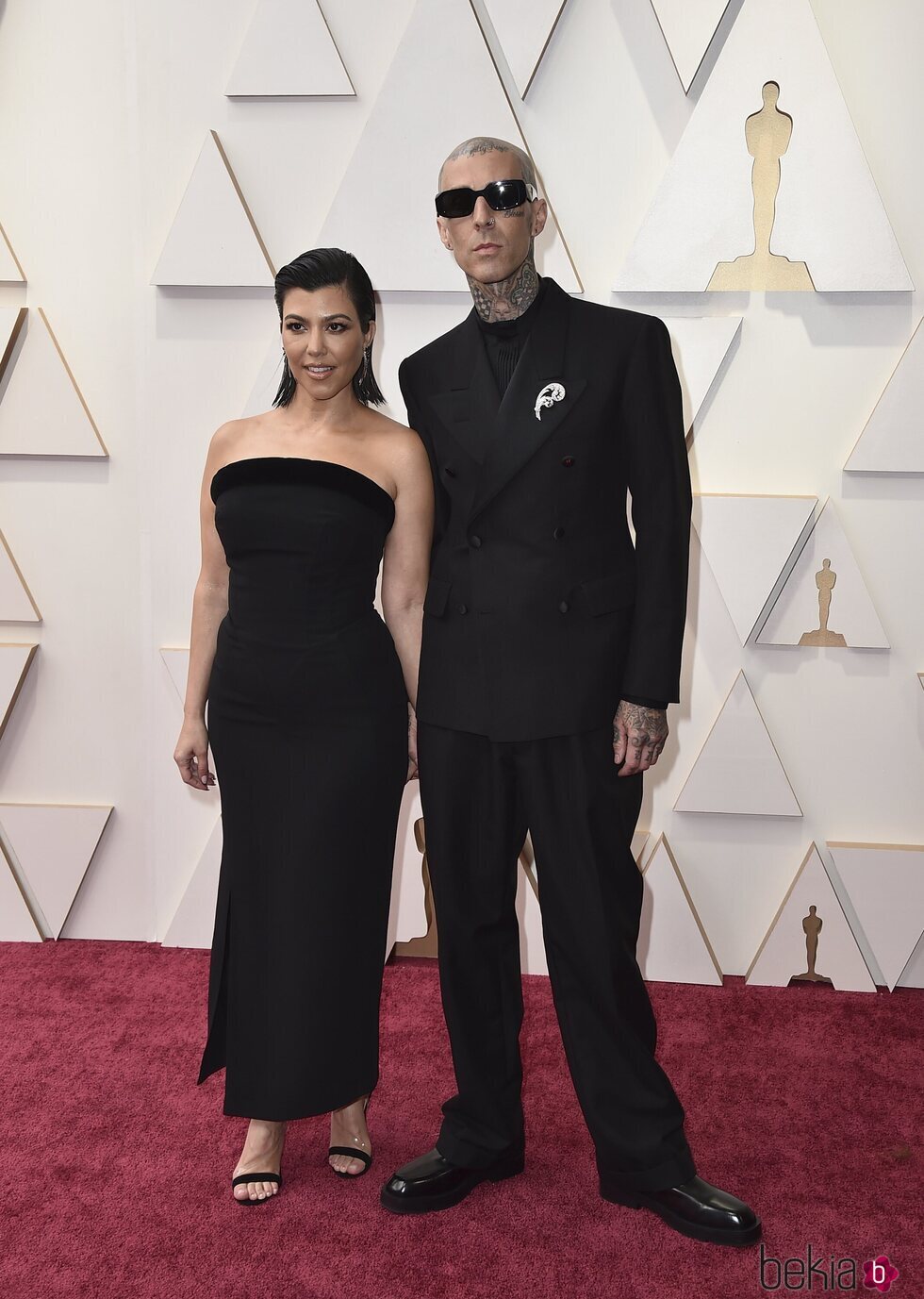 Kourtney Kardashian de Mugler en los Premios Oscar 2022