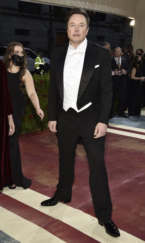 Elon Musk en la MET Gala 2022