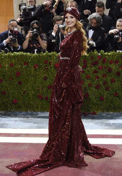 Jessica Chastain en la MET Gala 2022