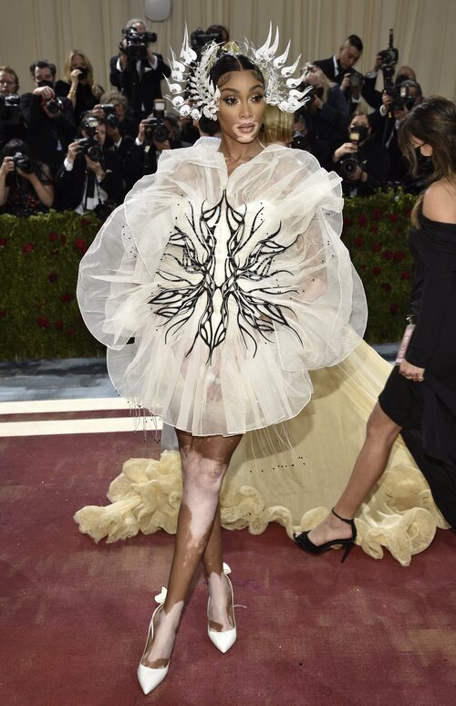 Winnie Harlow de Iris Van Herpen en la MET Gala 2022