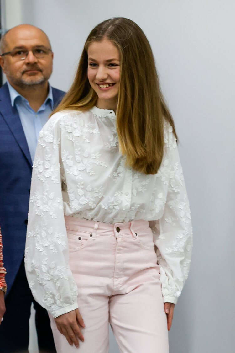 La Princesa Leonor durante una Jornada sobre Juventud y Ciberseguridad en Leganés