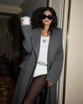 Kylie Jenner en ropa interior para el defile de Loewe