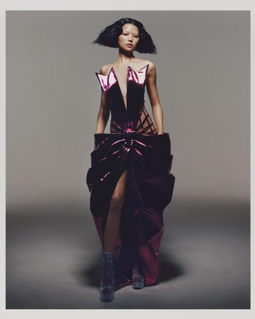 Look 'PLASTIC OFF THE SOFA' de Beyoncé x Balmain