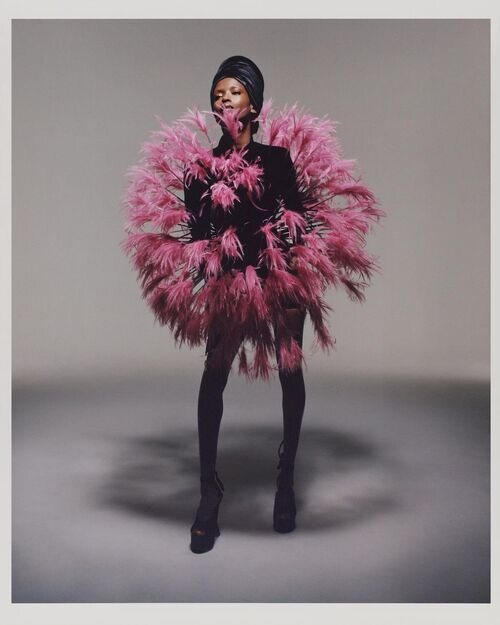 Look 'COZY' de Beyoncé x Balmain