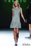 Vestido gris jaspeado de la colección otoño/invierno 2012/2013 de Teresa Helbig