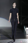 Mono negro estampado de Davidelfin en la Madrid Fashion Week
