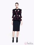Falda lápiz negra de la colección pre-fall 2012 de Alexander McQueen