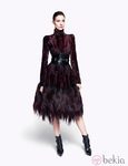 Abrigo de piel de la colección pre-fall 2012 de Alexander McQueen