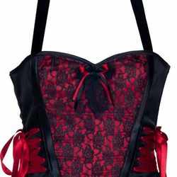 Corset de encaje de la colección especial de San Valentín de Miss Self Destructive