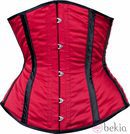 Corset rojo de la colección especial de San Valentín de Miss Self Destructive