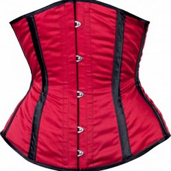 Corset rojo de la colección especial de San Valentín de Miss Self Destructive