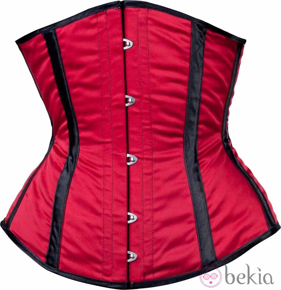 Corset rojo de la colección especial de San Valentín de Miss Self Destructive