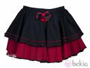 Minifalda de volantes de la colección especial de San Valentín de Miss Self Destructive