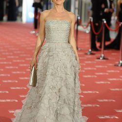 Cayetana Guillén Cuervo con vestido de Oscar de la Renta en los Goya 2012