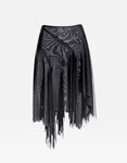 Falda midi asimétrica en tul elástico de Pepa Salazar x Bershka