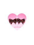 Pendientes con forma de lazo en print carey de Pepa Salazar x Bershka