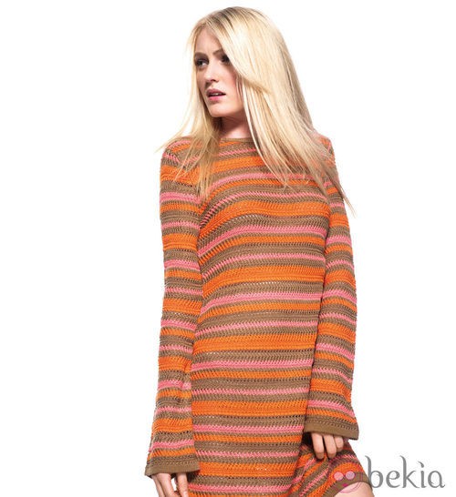 Vestido de punto de la colección primavera/verano de benetton