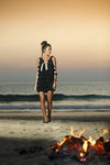 Vestido negro de la nueva colección de primavera/verano 2012 de Indiwoman