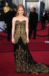 Jessica Chastain magnífica con un modelo de Alexander McQueen en los Oscar de 2012