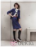 Conjunto con grandes topos azules de Marni para H&M