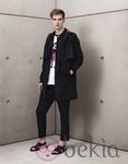 Trench negro masculino de Marni para H&M