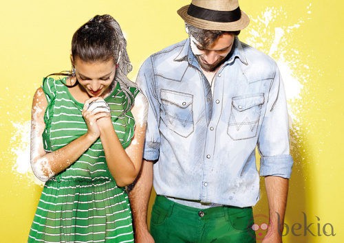 Elisa Mouliaá en una imagen de la campaña primavera/verano 2012 de Refresh