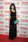 Leticia Dolera con vestido negro de gasa en los Fotogramas de Plata 2011