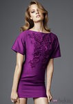 Minivestido morado de la colección más exclusiva de H&M Conscious