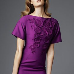 Minivestido morado de la colección más exclusiva de H&M Conscious