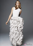 Vestido blanco roto de la colección H&M Concious