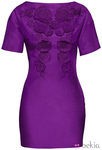 Minivestido morado de la colección más exclusiva de H&M Concious