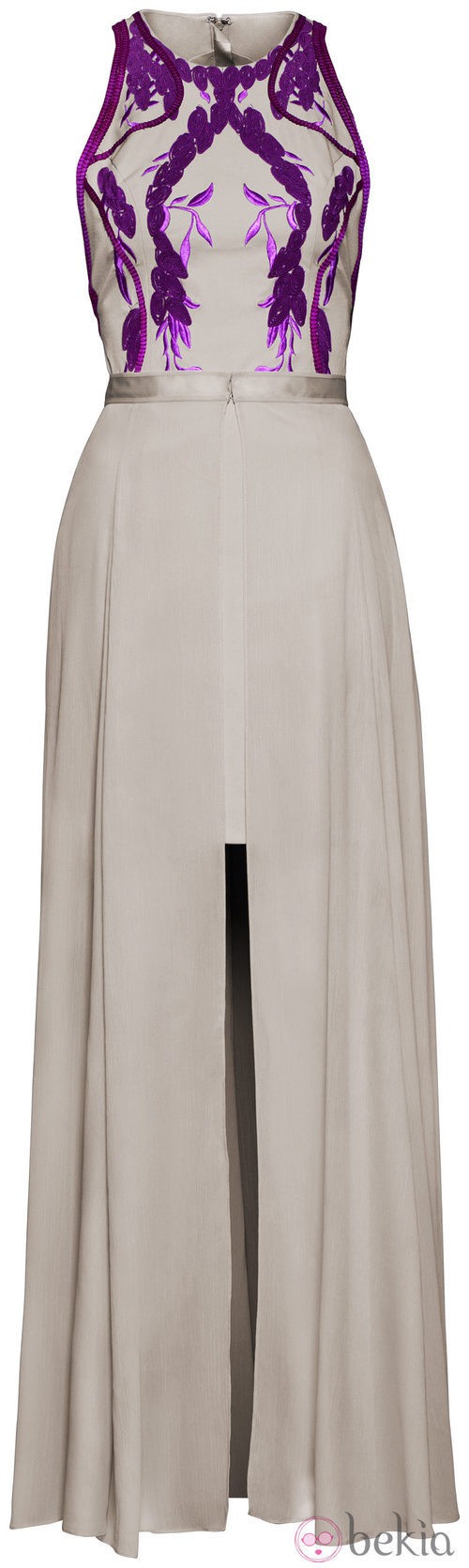 Vestido blanco roto estampado H&M Conscious 