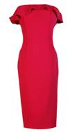 Vestido rojo palabra de honor de la nueva colección de Vicky Martín Berrocal