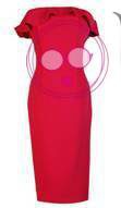 Vestido rojo palabra de honor de la nueva colección de Vicky Martín Berrocal