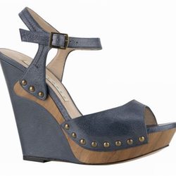 Cuñas 'Faber Jeans' en color negro de la nueva colección verano 2012 de Pura López