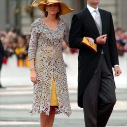 La Infanta Cristina con un diseño de Jesús del Pozo