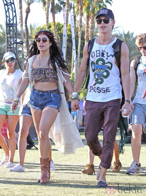 Look de Vanessa Hudgens en el Festival de Coachella 2012