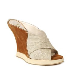 Zueco bicolor de Paco Gil de la colección primavera - verano 2012