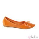 Bailarina en naranja de Paco Gil de la colección primavera - verano 2012