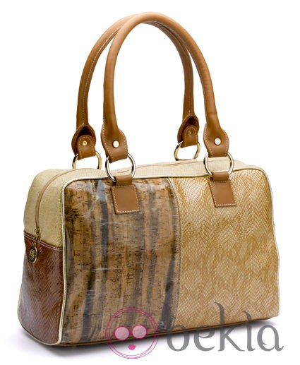 Bolso en tonos marrones de la colección primavera/verano 2012 de BF Colección Europa
