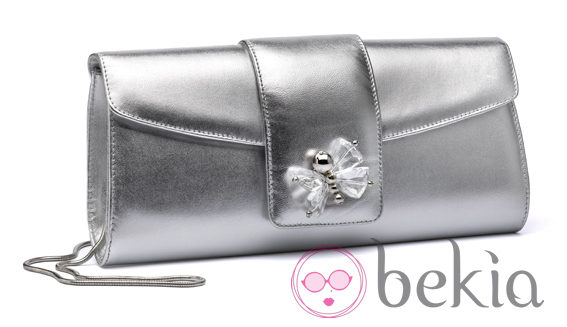 Bolso de fiesta plateado de BF Colección Europa primavera/verano 2012