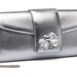 Bolso de fiesta plateado de BF Colección Europa primavera/verano 2012
